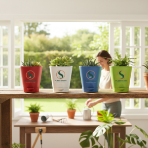Plastic self watering planter pot| Plantshant
